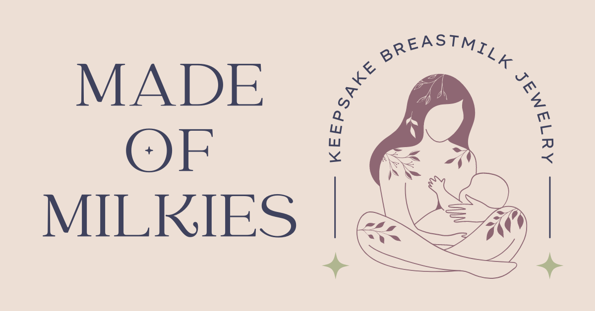 Made by mama 2025 breast milk jewelry