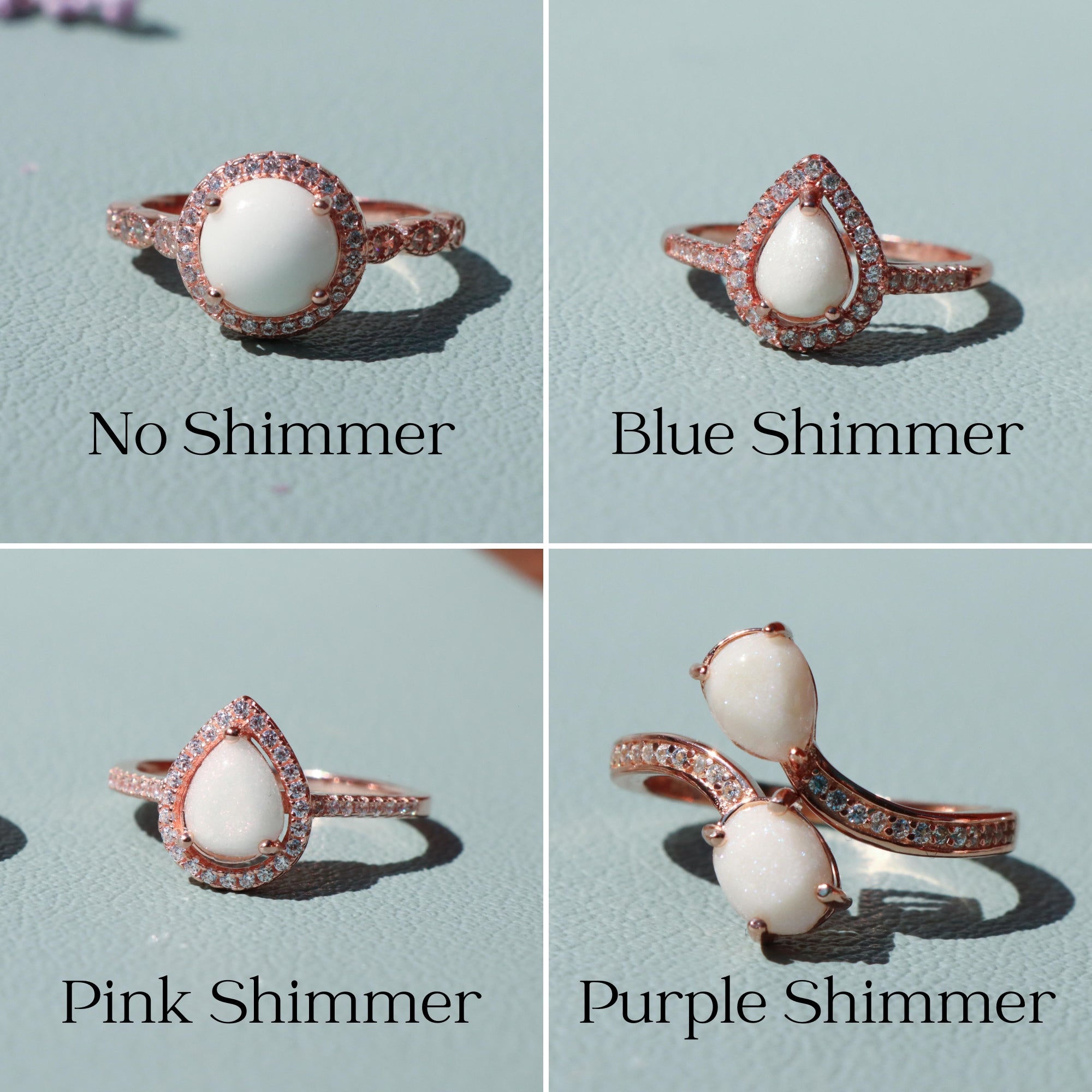 Breastmilk Shimmer Options