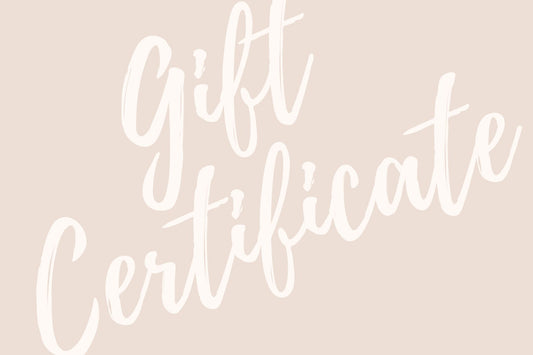 Breastmilk Jewelry Gift Card