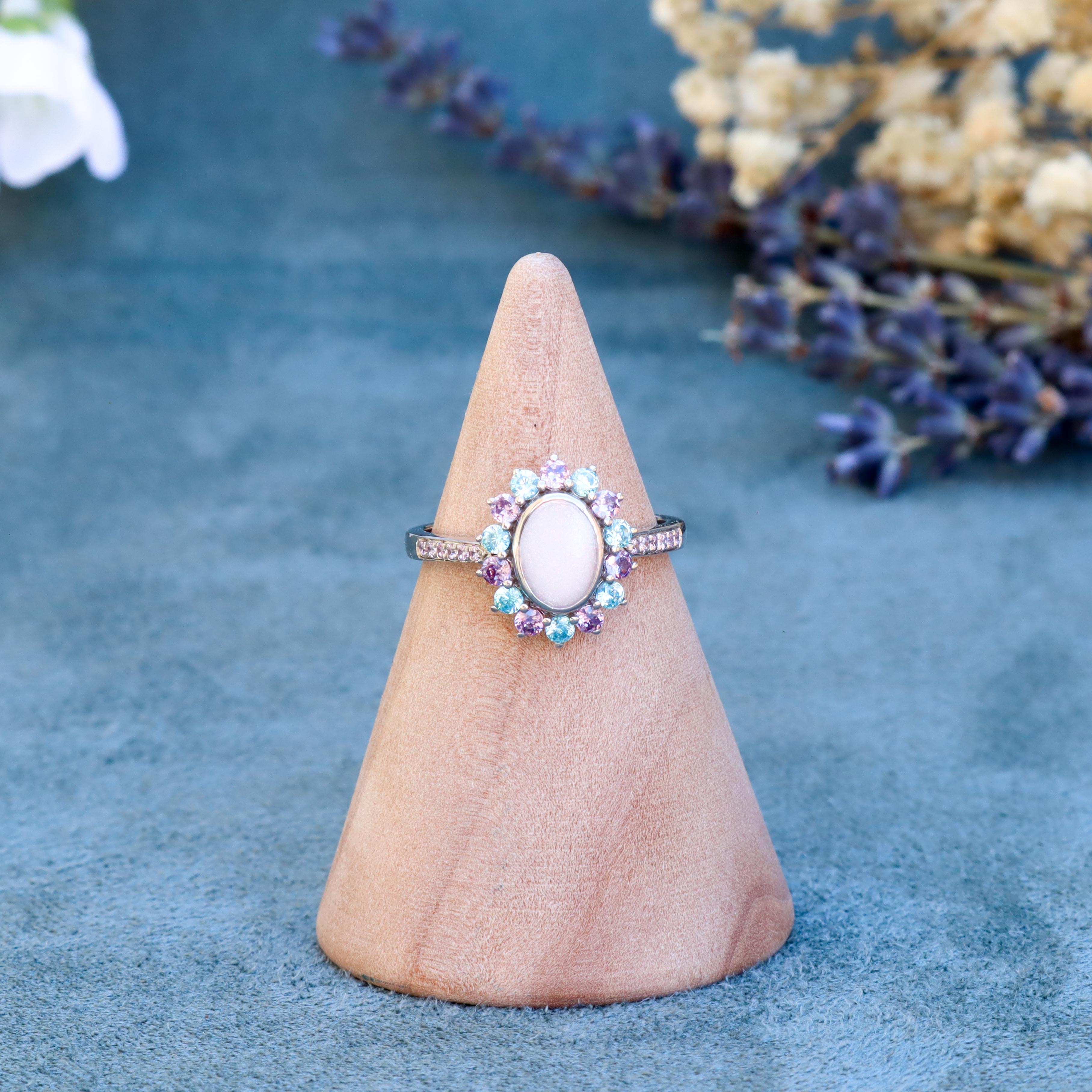アクセサリー BLANC IRIS PRANK PROJECT adlin hue mame Azalea Oval Birthstone Breastmilk Ring – Made of Milkies