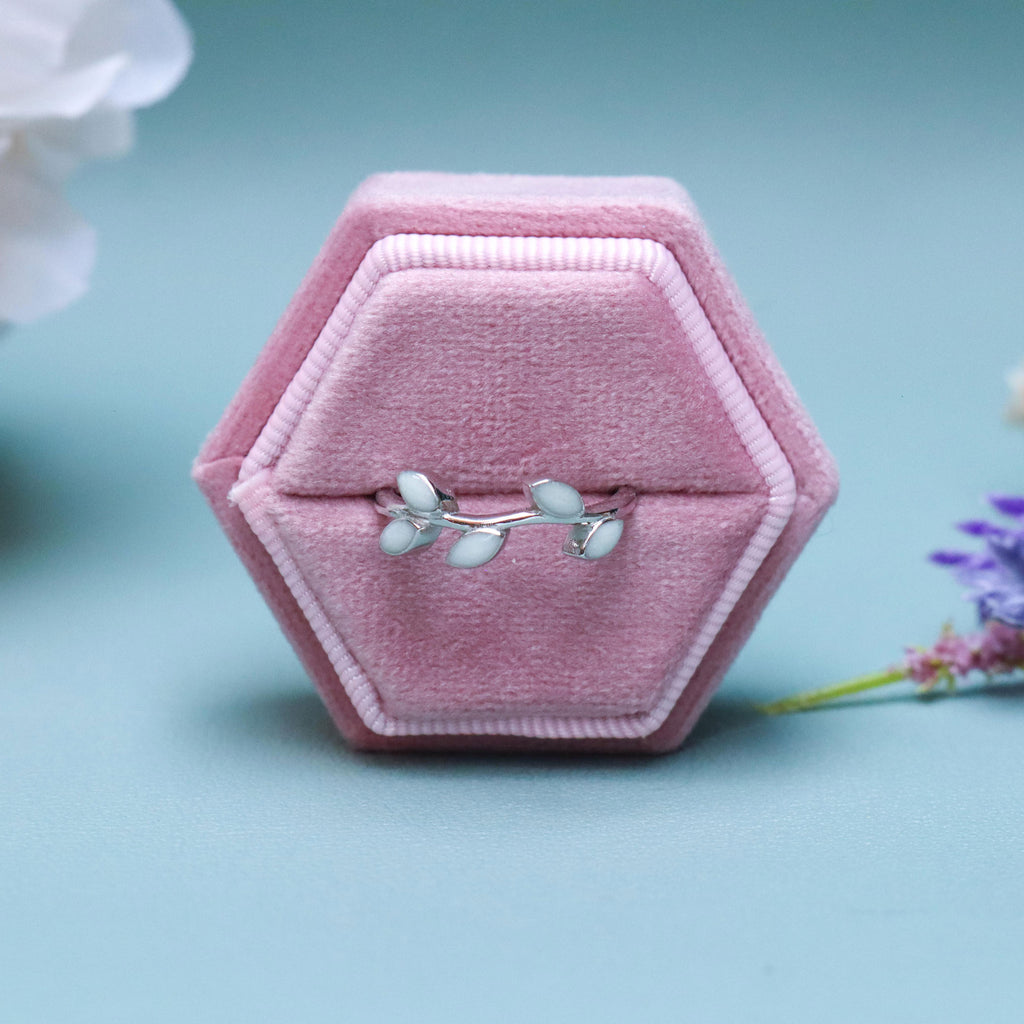 Leaf Breastmilk Keepsake Ring