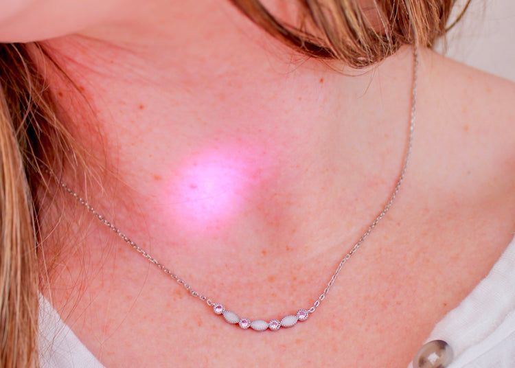 Maybelle Custom Breastmilk Birthstone Necklace