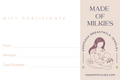 Breastmilk Jewelry Gift Card